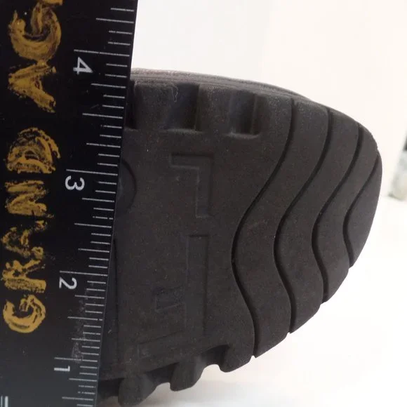 FLY London Black Leather Wedge Lace Up Sandals Shoes "Ylfa" Size 41 or US 10.5 - Picture 12 of 12